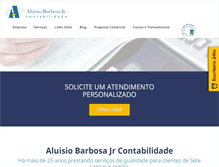 Tablet Screenshot of contabilidadealuisio.com